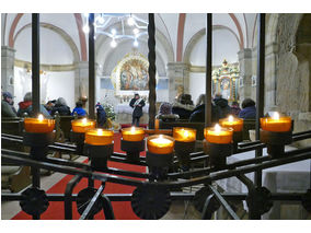 Krippenandacht mit Segnung der Kinder (Foto: Karl-Franz Thiede)